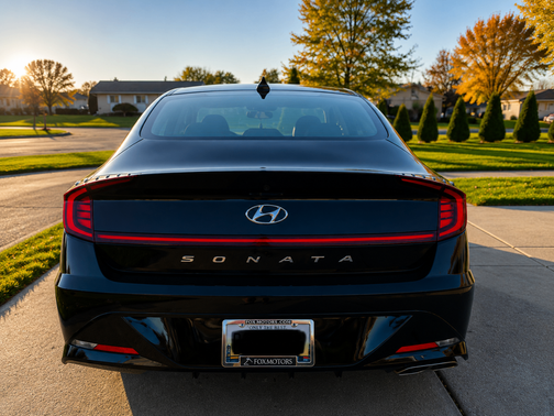 Black 2020 Hyundai SONATA SEL