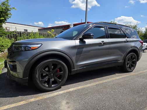Gray 2021 Ford Explorer ST