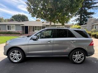 Gray 2013 Mercedes-Benz M-Class ML 350 4MATIC