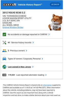 2012 Volvo XC60 3.2 Premier Plus