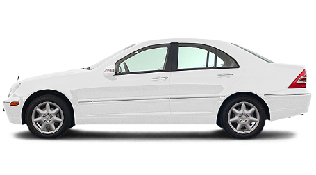 White 2004 Mercedes-Benz C-Class C240