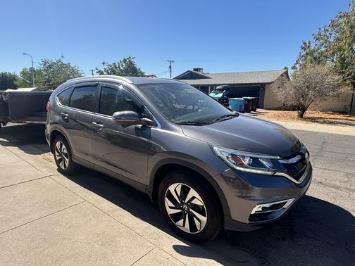 Silver 2015 Honda CR-V Touring