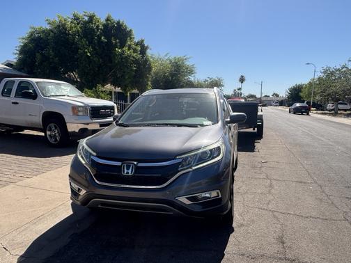Silver 2015 Honda CR-V Touring