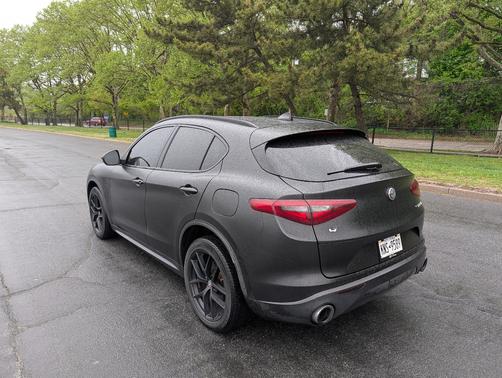 Black 2018 Alfa Romeo Stelvio Ti Sport