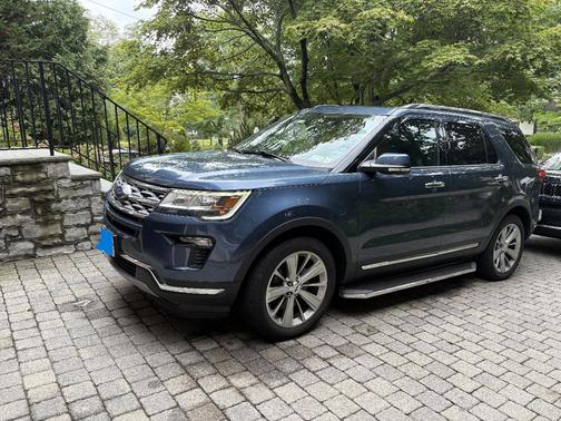 Blue 2018 Ford Explorer Limited