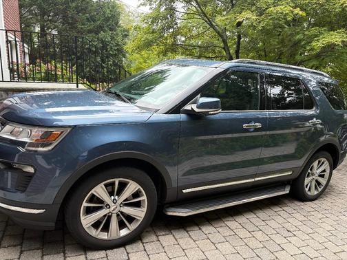 Blue 2018 Ford Explorer Limited