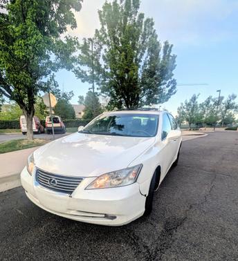 White 2009 Lexus ES 350 Base