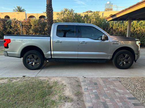 Silver 2023 Ford F-150 Lightning LARIAT