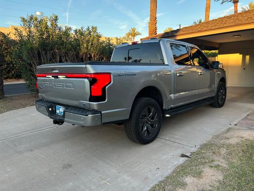 Silver 2023 Ford F-150 Lightning LARIAT
