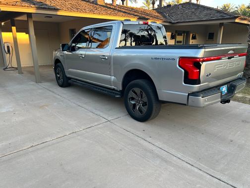 Silver 2023 Ford F-150 Lightning LARIAT