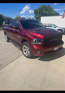 Red 2018 RAM 1500 Sport