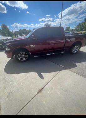 Red 2018 RAM 1500 Sport