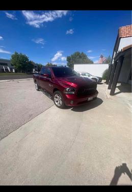 Red 2018 RAM 1500 Sport