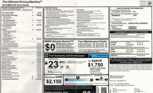 2016 BMW 535 i xDrive