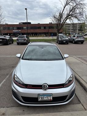 Silver 2016 Volkswagen Golf GTI 2.0T Autobahn w/Performance Package 4-Door