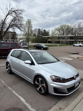 Silver 2016 Volkswagen Golf GTI 2.0T Autobahn w/Performance Package 4-Door