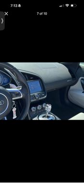 Silver 2015 Audi R8 4.2