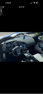 Silver 2015 Audi R8 4.2