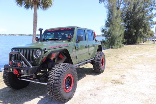 Green 2021 Jeep Wrangler Unlimited Rubicon