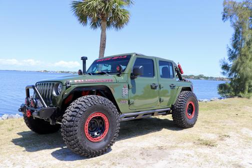 Green 2021 Jeep Wrangler Unlimited Rubicon