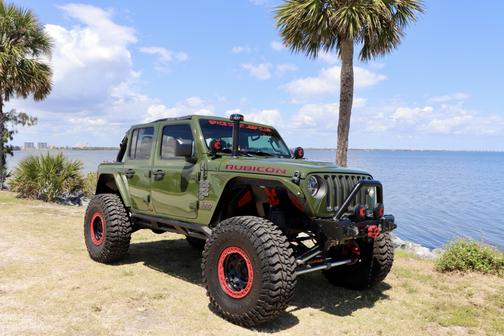 Green 2021 Jeep Wrangler Unlimited Rubicon