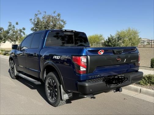 Blue 2021 Nissan Titan PRO-4X