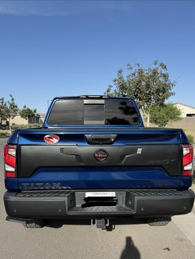 Blue 2021 Nissan Titan PRO-4X