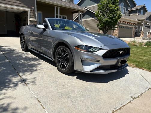 Silver 2022 Ford Mustang EcoBoost Premium