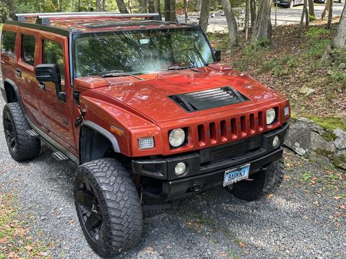 Orange 2004 Hummer H2 Base