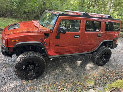 Orange 2004 Hummer H2 Base