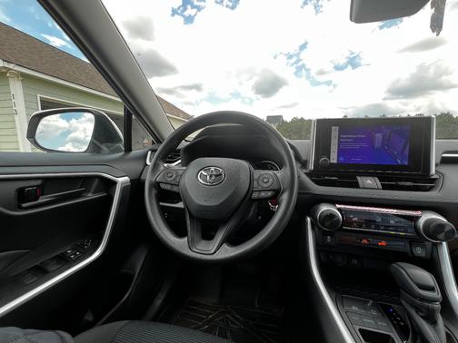 White 2025 Toyota RAV4 LE