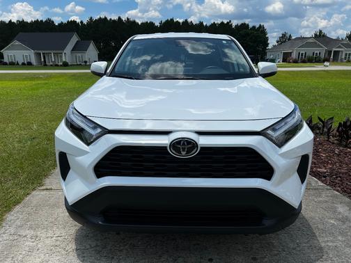 White 2025 Toyota RAV4 LE
