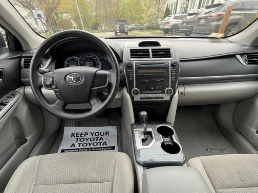 White 2012 Toyota Camry Hybrid LE