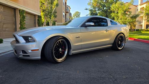 Silver 2014 Ford Mustang GT Premium