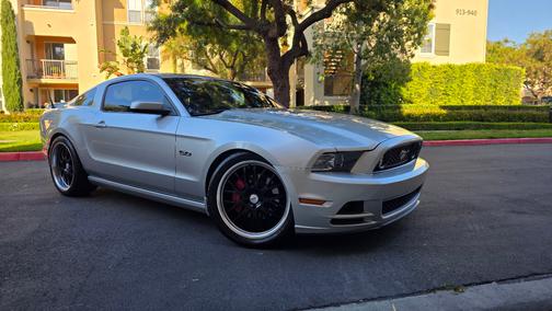 Silver 2014 Ford Mustang GT Premium