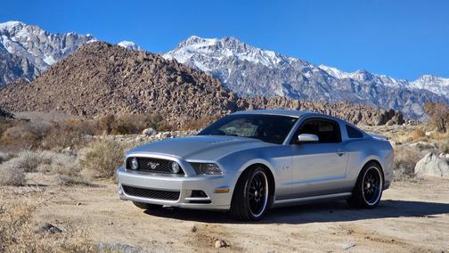 Silver 2014 Ford Mustang GT Premium