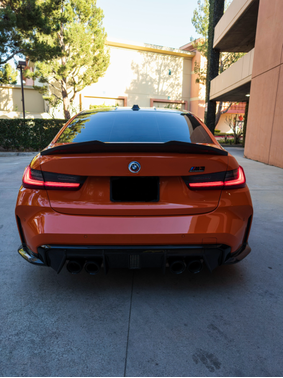 Orange 2023 BMW M3 Competition