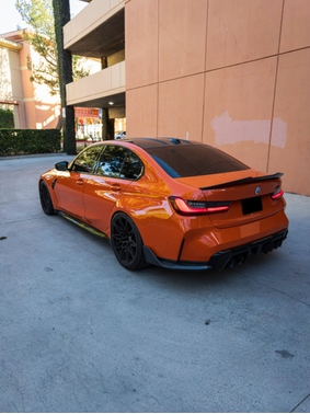 Orange 2023 BMW M3 Competition