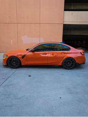 Orange 2023 BMW M3 Competition