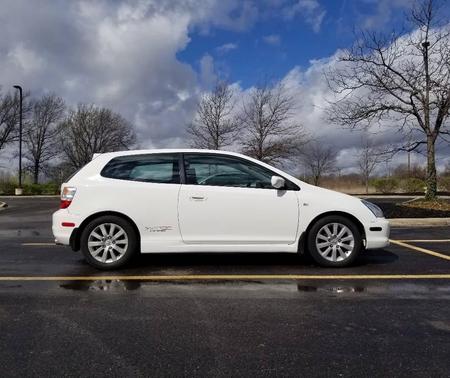 White 2004 Honda Civic Si