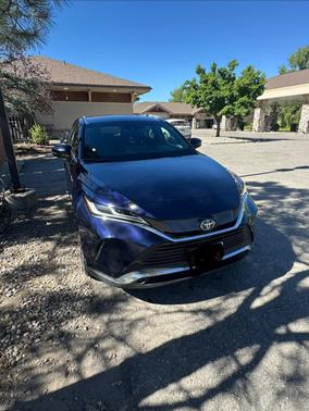 Blue 2021 Toyota Venza XLE