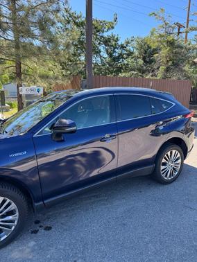 Blue 2021 Toyota Venza XLE