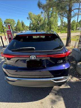 Blue 2021 Toyota Venza XLE