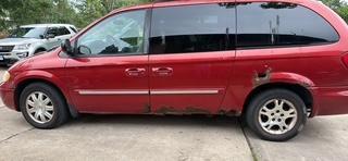 Red 2007 Chrysler Town & Country Touring