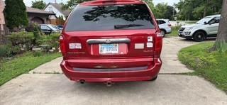 Red 2007 Chrysler Town & Country Touring