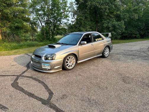 Gray 2005 Subaru Impreza WRX Sti