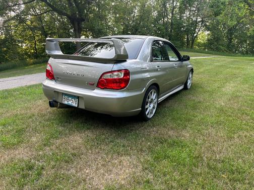 Gray 2005 Subaru Impreza WRX Sti