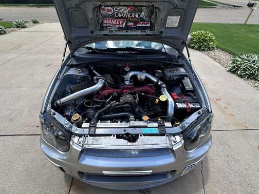 Gray 2005 Subaru Impreza WRX Sti