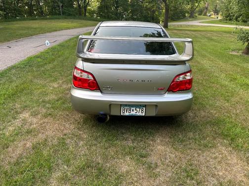 Gray 2005 Subaru Impreza WRX Sti