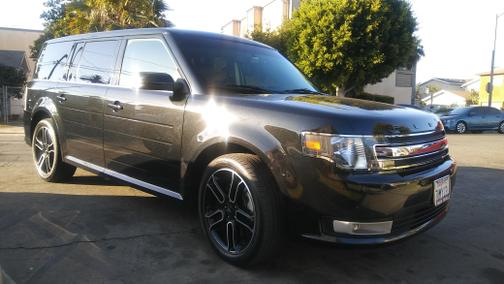 Black 2014 Ford Flex SEL